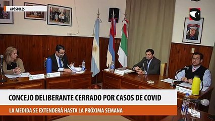 El Concejo Deliberante de Apóstoles está cerrado por casos de coronavirus