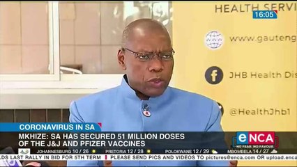 Mkhize speaks on vaccine roll-out plan