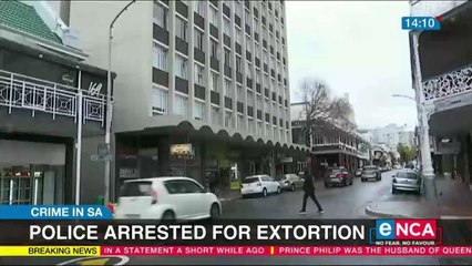 Police arrested for extortion