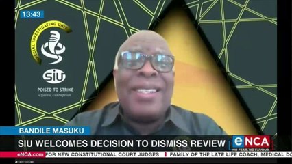 SIU welcomes decision to dismiss Masuku review