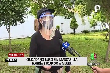Ruso acusado de frases racistas contra mujer que paseaba a su perro en parque de Miraflores