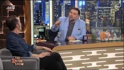 Ο Ρένος Χαραλαμπίδης στο The 2night Show_
