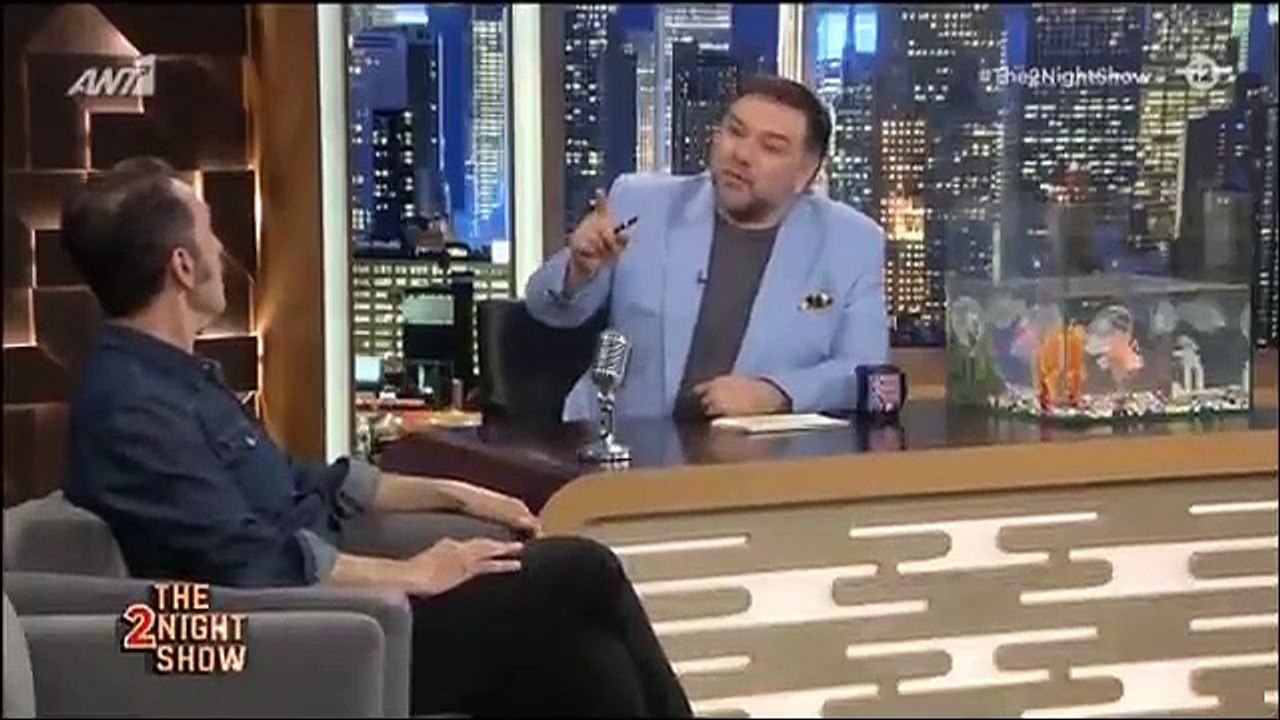 Ο Ρένος Χαραλαμπίδης στο The 2night Show_