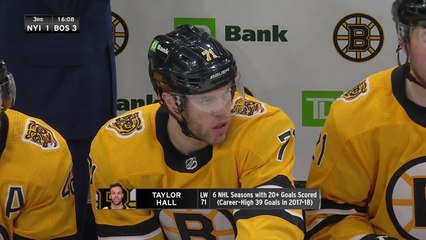 Taylor Hall scores his first as a Bruin with breakaway beauty