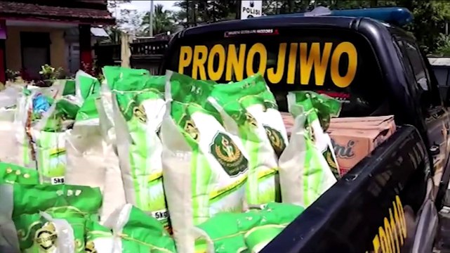 Kapolres Lumajang Distribusikan Bantuan Korban Gempa