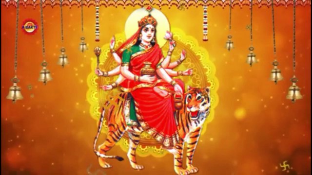 नवरात्र के चौथे दिन माँ मंत्र चैत्र नवरात्री Day 4 | दुर्गा मंत्र जाप | सर्व मंगल मांगल्ये शिवे सर्वार्थ साधिके Kushmanda Jaap Mantra 108 Times