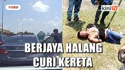 Orang ramai gagalkan cubaan curi kereta dipandu wanita