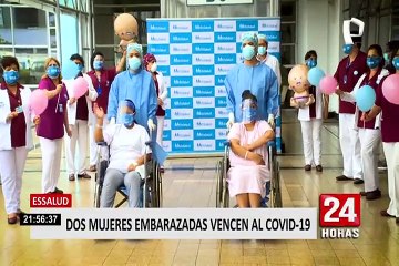 EsSalud: dos mujeres en estado de gestación vencen el COVID-19