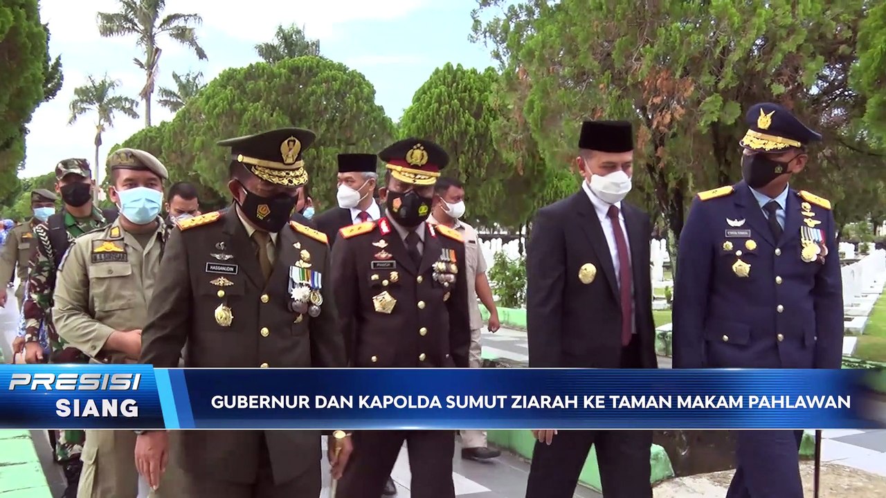Gubernur dan Kapolda Sumut Ziarah ke Makam Pahlawan