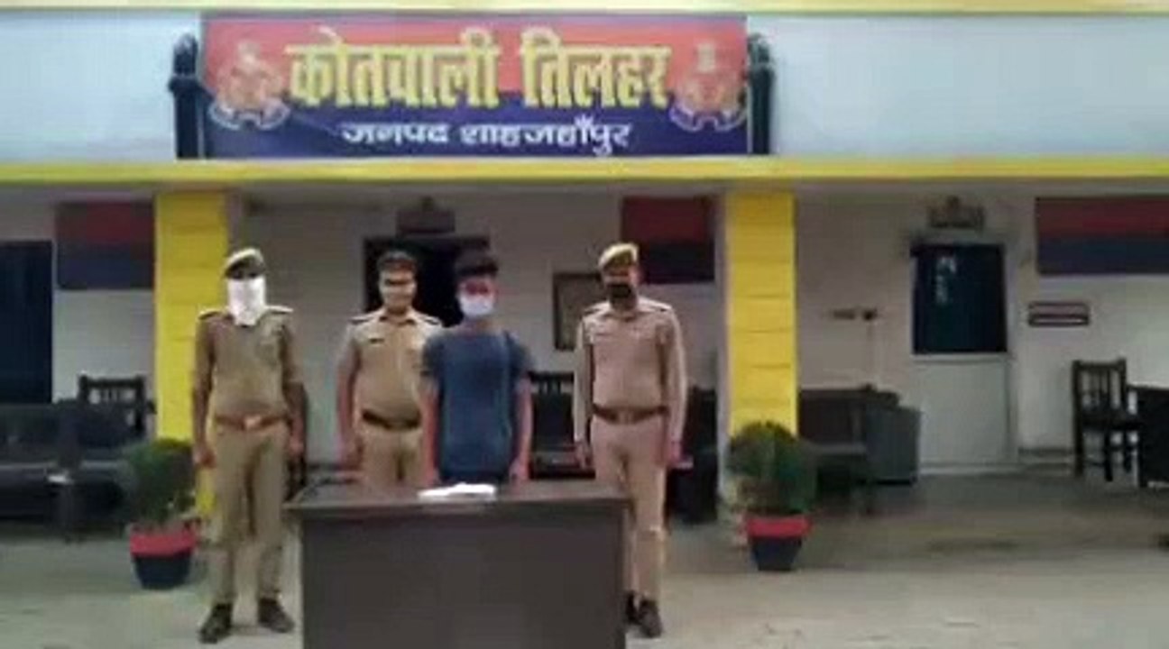 शाहजहांपुर : पुलिस ने 10000 के ईनामी शातिर लुटे...
