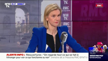 Agnès Pannier-Runacher sur les réouvertures: "On regarde tout ce qui se fait à l'étranger"