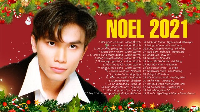 NHẠC GIÁNG SINH XƯA Mạnh Quỳnh - LK Bài Thánh Ca Buồn Nhạc Noel Hải Ngoại Hay Nhất 2021