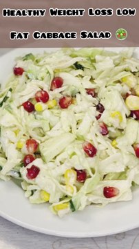 Healthy Cabbage Salad Extremely Low Calories Weight Lose Keto Salad Recipe By CWMAP