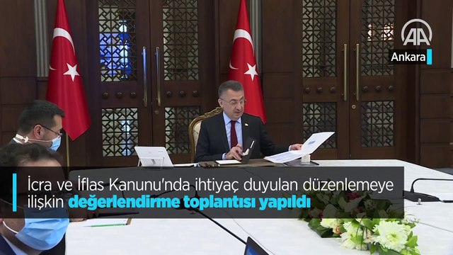 İcra ve İflas Kanunu'nda ihtiyaç duyulan düzenlemeye ilişkin değerlendirme toplantısı yapıldı