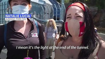 Los Angeles: Universal Studios reopens to impatient theme park fans