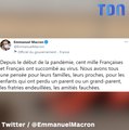 Covid-19 : Emmanuel Macron rend hommage aux 100.000 victimes française, les internautes s’agacent