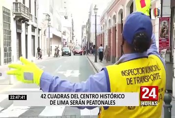 Municipalidad de Lima presentó plan de peatonalización del Centro de Lima