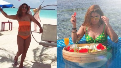 Aarti Singh Hot Bikini Video Viral। आरती सिंह के हॉट बिकिनी लुक के फैंस हुए दीवाने। Boldsky