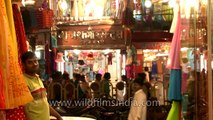Saree shop in Varanasi selling famous Benarasi sarees