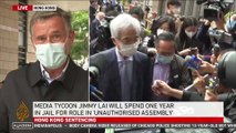 Hong Kong sentencing: Nine protest figures handed jail terms
