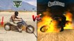 GTA 5 GHOST RIDER BIKE VS GTA SAN ANDREAS GHOST RIDER BIKE - WHICH IS BEST_