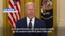 Biden sanctionne Moscou et expulse dix diplomates russes