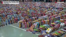 Florida: 15,000 cereal boxes toppled to honour school employee