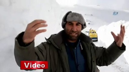 Ordu’da kar kalınlığı 5 metreyi buldu