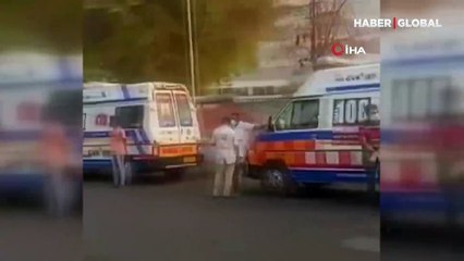 Hindistan'da artan vakalar alarm veriyor: Bir yatakta 2 hasta!