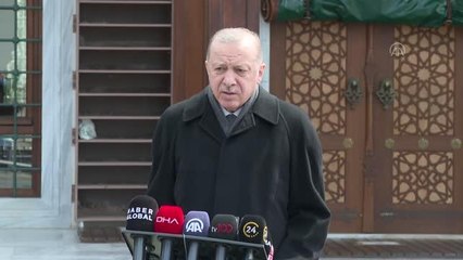 Cumhurbaşkanı Erdoğan: "Kanal üzerinden geçecek köprülerden bir tanesinin adımını inşallah haziranda atacağız"