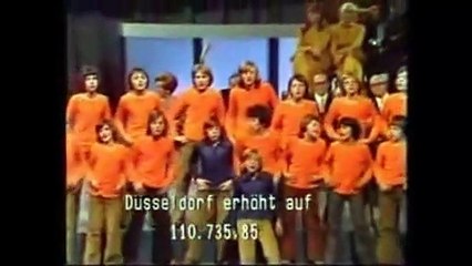 Les Poppys chantent "Non non rien a changé" à Düsseldorf (1973)