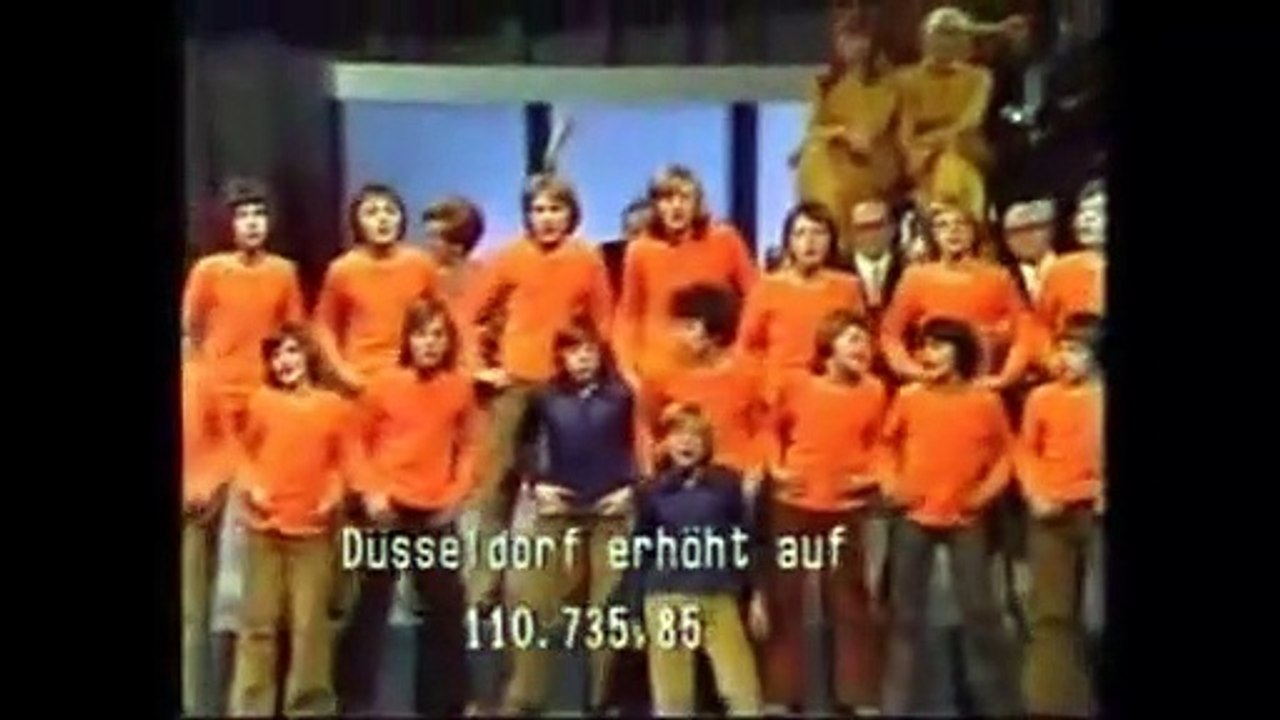 Les Poppys chantent "Non non rien a changé" à Düsseldorf (1973)