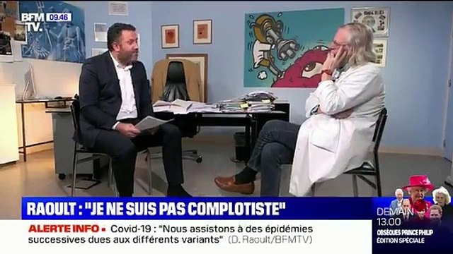 Echange tendu entre Didier Raoult et Bruce Toussaint sur BFMTV