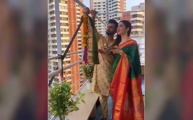 Bigg Boss 14’s Rahul Vaidya Celebrates First Gudi Padwa With GF Disha Parmar