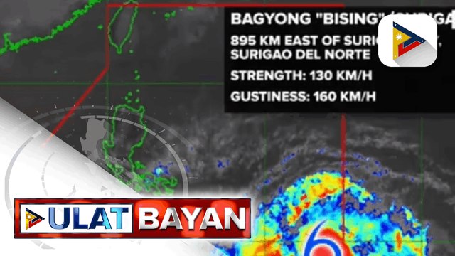 PTV INFO WEATHER: Bagyong Bising, nakapasok na sa PAR at itinaas sa typhoon category