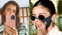 Alia Bhatt ने Airport पर Flaunt की 8 नंबर लिखी Gold Ring, Ranbir का Lucky No है 8 | FilmiBeat