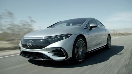 Mercedes EQS EDITION ONE Driving in USA