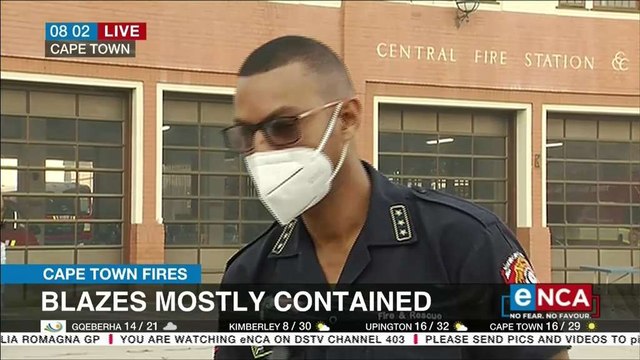 Cape Town fires mostly contained