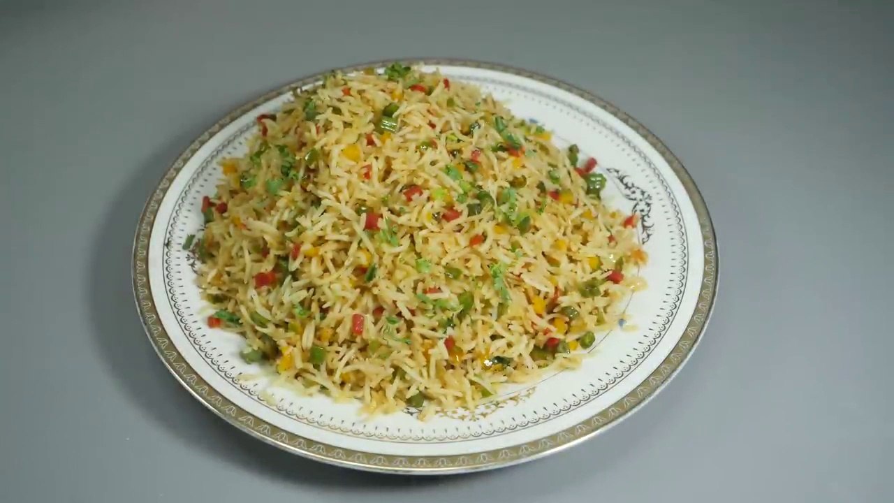 Mixed Veg Fried Rice Restaurant Style Veg Fried Rice Nisha