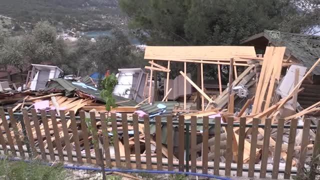 Kaçak yapıların yıkımı sürüyor