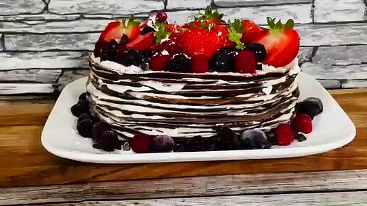 Crepes Recette Facile |Gateau | Crepes  Easy Recipe | Cake
