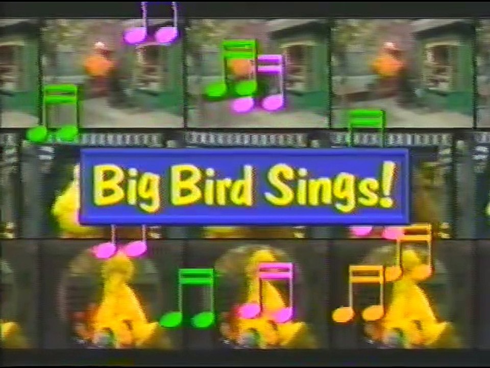 Sesame Street Home Video Big Bird Sings 1995 Video Dailymotion