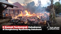5 Rumah Terdampak Kebakaran di Bungbulang Nyalindung Sukabumi