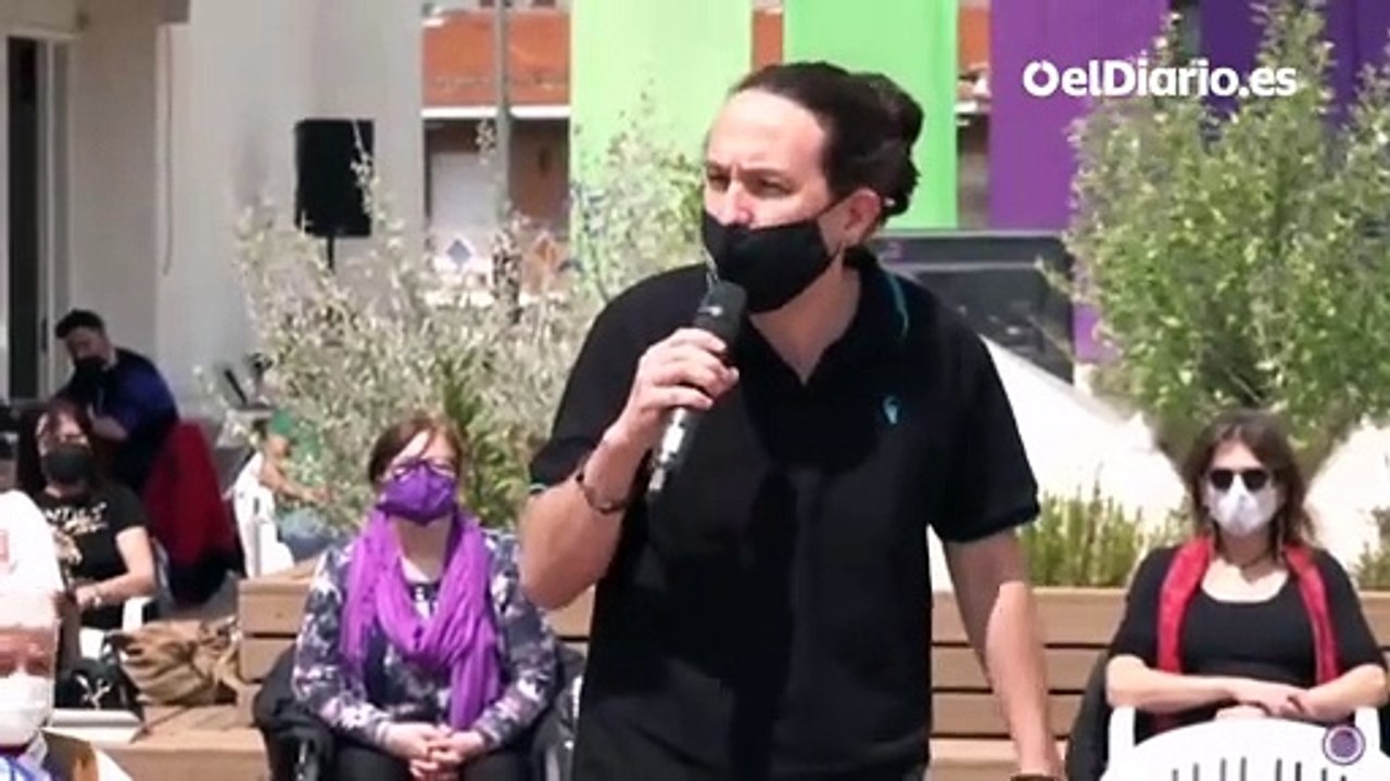 Pablo Iglesias, ante el colectivo LGTBI: "Es necesario que haya una 'ley trans' que deje bien claro que las personas trans no son enfermas"