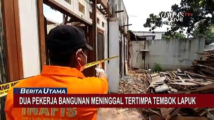 下载视频: Pekerja Bangunan Ditemukan Tewas Diduga Tertimpa Tembok Bangunan yang Lapuk