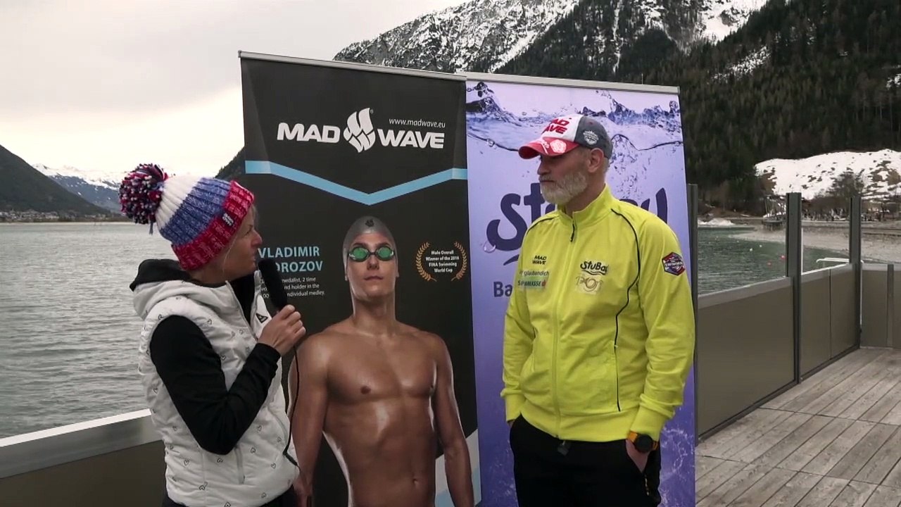 (Achensee) Österreichischer Rekord im Eisschwimmen