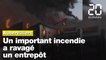 Aubervilliers : Un important incendie a ravagé un entrepôt