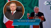 AMLO se pronuncia a favor de Arturo Zaldívar; apoya reforma al poder Judicial