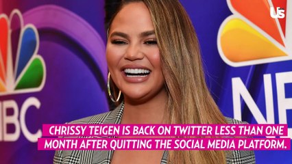 Chrissy Teigen is Back on Twitter!