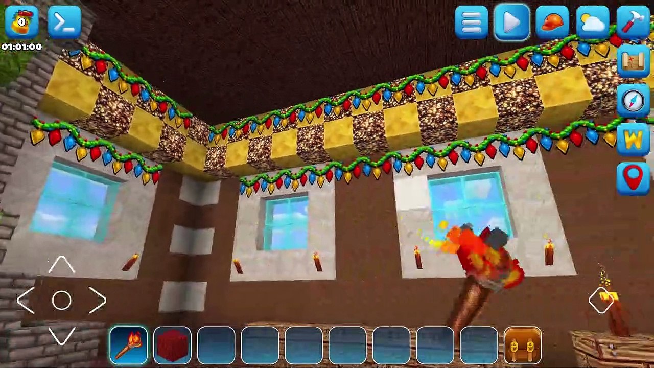 WOW  Winter House Decorations || Custom Items in Realmcraft Game #minecrafttutorial